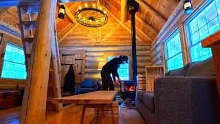 My Biggest Regret With The Cabin Build + Bench Diy / Ep122 / Outsider Cabin Build