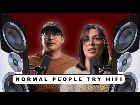Normal People Try Hifi Speakers!