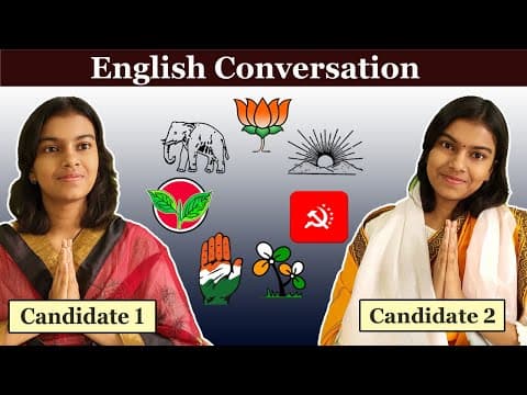 Conversation Between Voter And Two Candidates | Improve Your English | Adrija Biswas