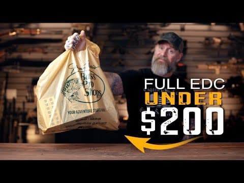 I Built A Full Edc Using Only Bass Pro Gear… Here’s What Surprised Me