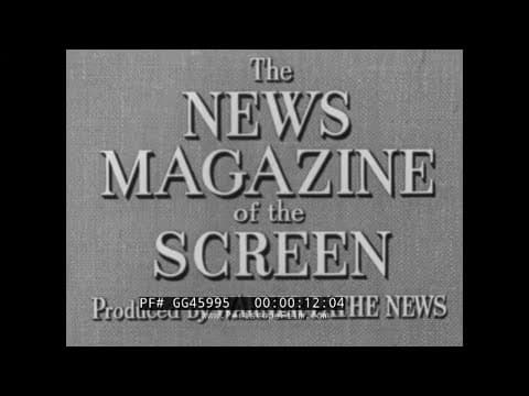 1954 News Magazine Of The Screen   President Hoover's 80th Birthday   Mystic Seaport Museum  Gg45995