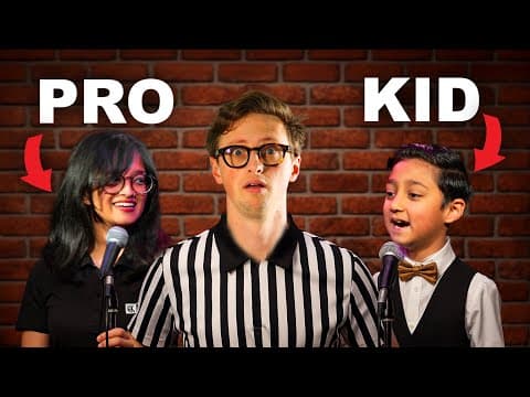 I Snuck An 8 Year Old Into Professional Roast Battle