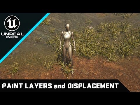 Open World Landscape Automaterial Paint Layers And Displacement