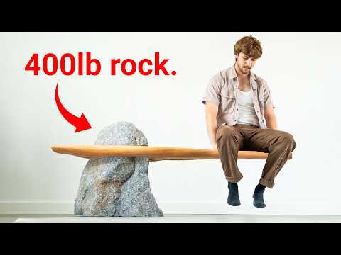 I Built Impossible Rock + Wood Furniture…
