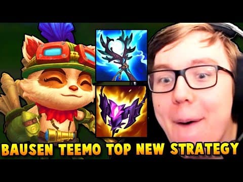 Thebausffs Is Finally Playing Teemo Top Lane Season 16