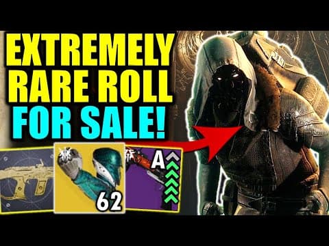 Destiny 2: Extremely Unique Weapon Roll For Sale! - Xur Review (dec 26 - 29)