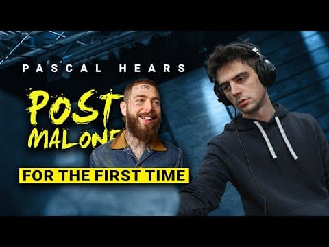 Pascal Hears Post Malone For The First Time - How A Studio Drummer Records Drums For A Song