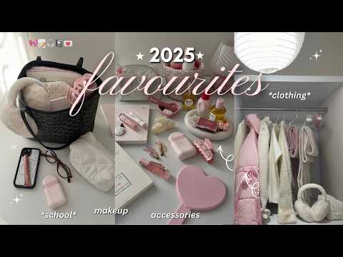 My 2025 Favourites ♡🎀༘⋆ Pinterest Inspired +aesthetic Girly Finds, Things I'm Obsessed With