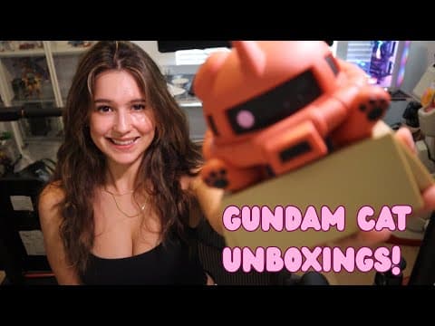 The Cutest Gundam Figures! Unboxing Gundam Nyandam