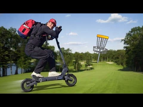 I Played The Fastest Disc Golf Round Ever!! | Ausom Dt2 Pro