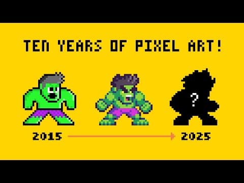 Remaking My First Pixel Art, 10 Years Later!