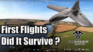Tbs Chupito Fpv Wing & Dji O3 First Flights & A Crash - Thoughts From A Quad Pilot.