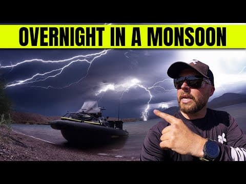 Jet Ski Camping Through A Monsoon