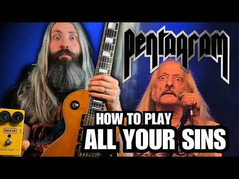 Pentagram's 'drop Octave' Tuning & Victor Griffin Tone Secrets – Learn All Your Sins!