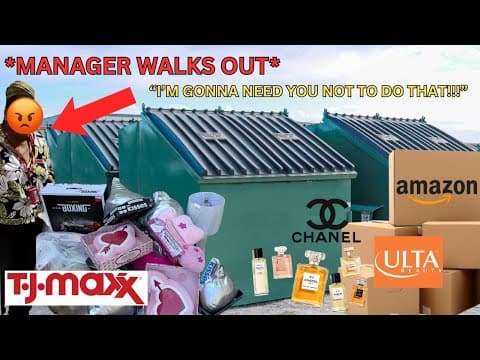 I Went Dumpster Diving & Found Another Insane Jackpot... (caught By Manager))