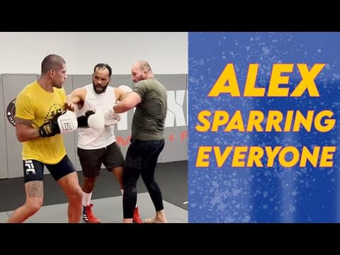 30+ Minutes Of Alex Pereira Sparring Everyone (sean Strickland, Anderson Silva, Glover, Papi Gio)