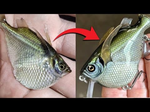 Making A Realistic Hatchetfish Lure