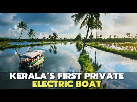 I Went On This  'silent' Boat Tour On Kerala Backwaters | Kadamakkudy Living Islands