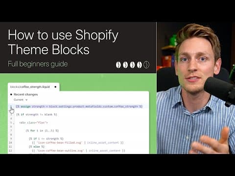 How To Use Shopify Theme Blocks: Full Beginners Guide || Shopify Academy