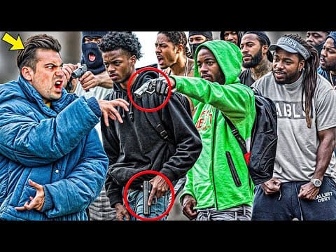 Throwing Gang Signs In Chicago Hood Gone Wrong! (must Watch)
