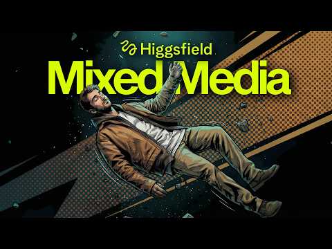 How to Create Mixed Media Effect Easily (Higgsfield Tutorial)