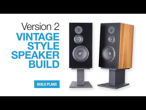 Building A 3-way Classic Vintage Style Speaker V2 - By Soundblab