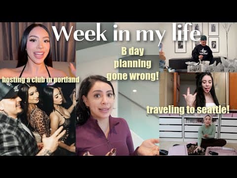 A Chaotic Week In My Life Vlog | Birthday Planning Gone Wrong, Traveling , Cook W/ Me , Day In La!