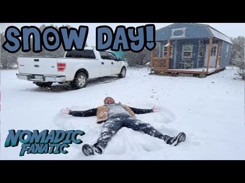 Boondocking In The Snow At 7,000 Feet ~ Enjoying The Snow!