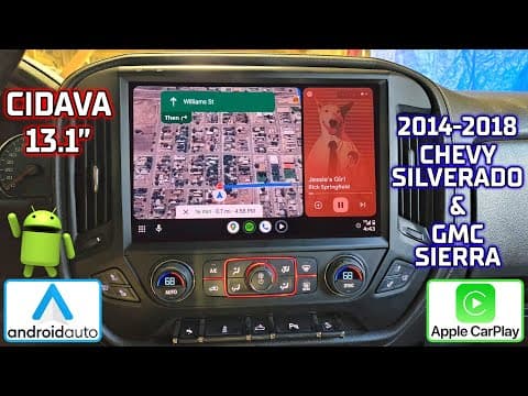 Review Of 13.1" Cidava Android Car Stereo For Chevy Silverado & Gmc Sierra 2014-2018