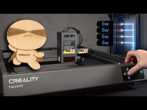 Creality Falcon 2 22w Laser Cutter - Engraver Test