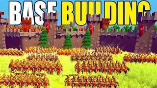 I Built The Deadliest Fortress Walls In New Base Building Simulator! - Becastled Full Release!