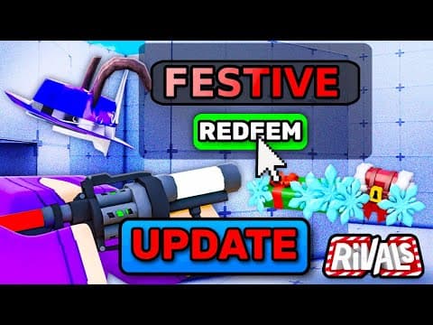 🔴 The Christmas Update... (roblox Rivals Live)