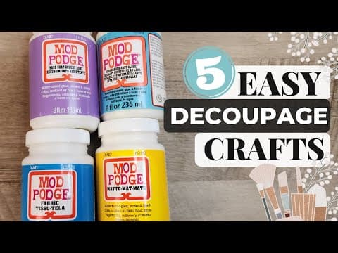 Ultimate Decoupage Tutorial: Creative Fabric, Napkins, And Tissue Paper Ideas!