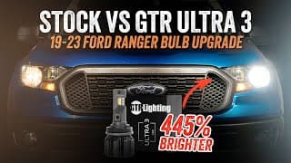 445% Brighter Than Stock?!  19–23 Ford Ranger Headlight Upgrade Done Right! | Gtr Lighting Ultra 3