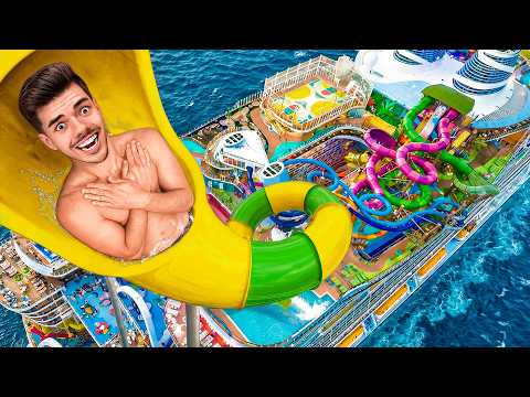 I Rode EVERY Waterslide on the World’s Largest Cruise Ship!