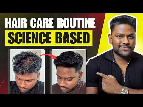 5 Steps Science Based Hair Care Routine For Men | In Hindi | Hair Care |  Dipak Shaw