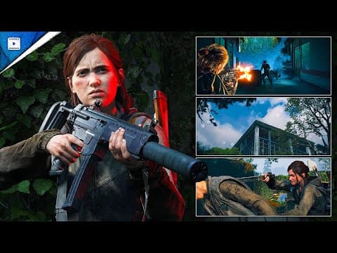 The Last Of Us 2 - Brutal & Aggressive Cinematic Gameplay (eastbrook Elementary) Grounded+