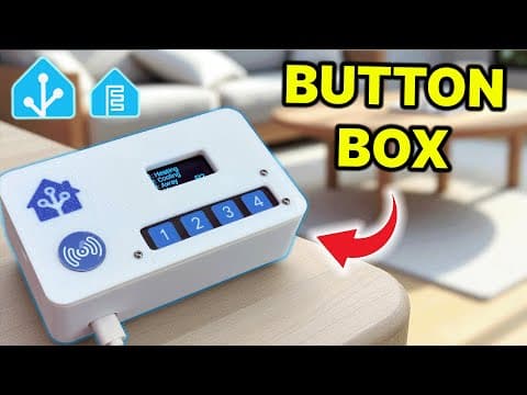 The Home Assistant Button Box (esp32 + Esphome)
