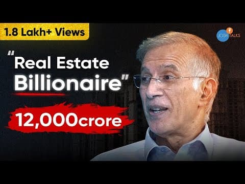 Real Estate Billionaire On Losing Money, Entrepreneurship, Wealth, Loans & Adani | Dr. Hiranandani