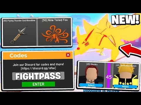 All 44 Maxed Fighting Pass 1 Codes In Anime Fighting Simulator Endless