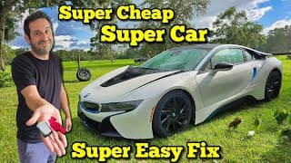 I Bought A Cheap Undrivable Bmw Supercar And Fixed It With A $5 Motor