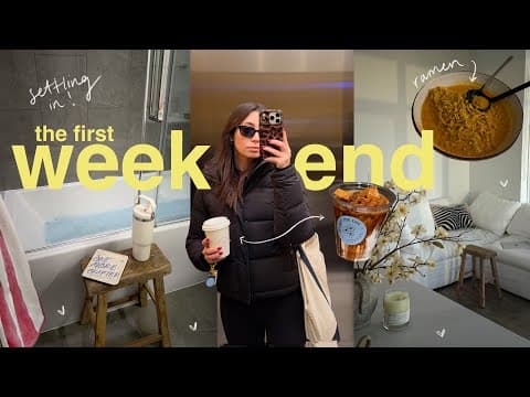 Moving Vlog #5! The 1st Weekend Of Finding My New Routine & Exploring The Neighborhood!