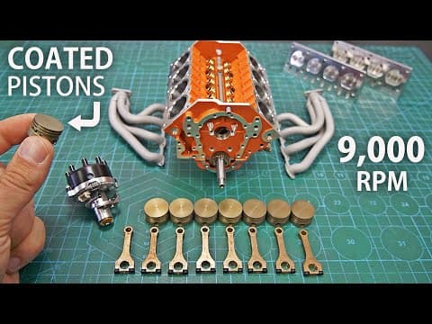 Upgraded 44cc Micro V8 Screams!