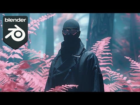 How To Make A 3d Music Video In Blender |  My Full Process In 10 Minutes