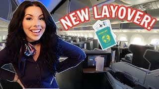 Flight Attendant Life - Flying To A New International Layover!