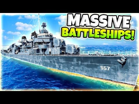 I Tested Massive Battleships In World Of Warships!