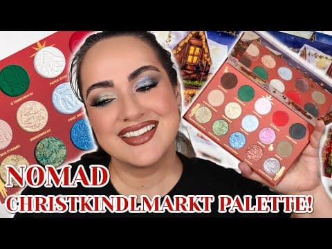 Nomad Cosmetics Christmas Market Palette Review + 2 Looks! | I Love Holiday Palettes!