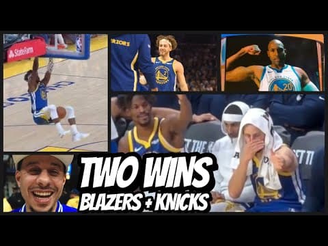 Warriors Win ✌️ + Curry Fam Attends Duke-cal, Courtside Up-close Vs Portland Trail Blazers, Knicks