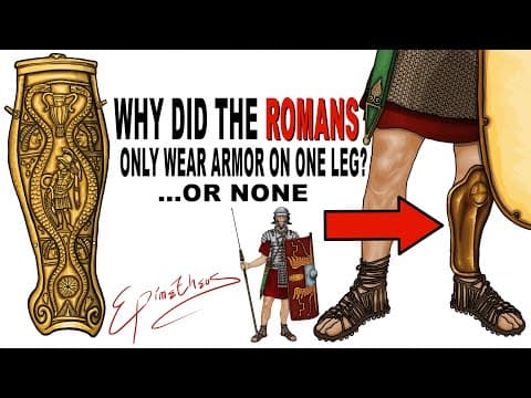 Why Did Romans Wear Armor On Only One Leg? ...or Not At All.