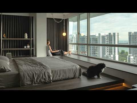 Inside A Stylish Minimalistic Open Home With An Amazing View | Singapore